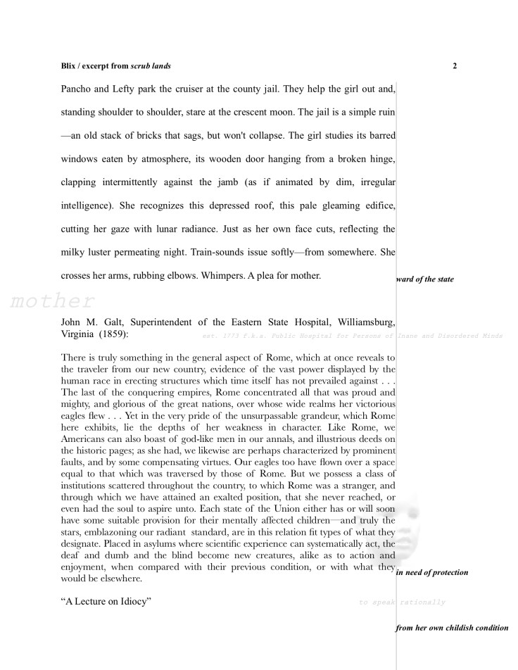 BHP-fragments from scrub lands 2