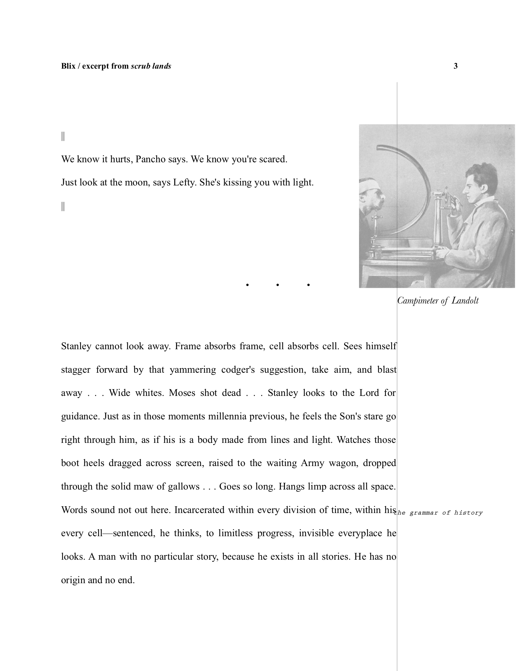 BHP-fragments from scrub lands 3