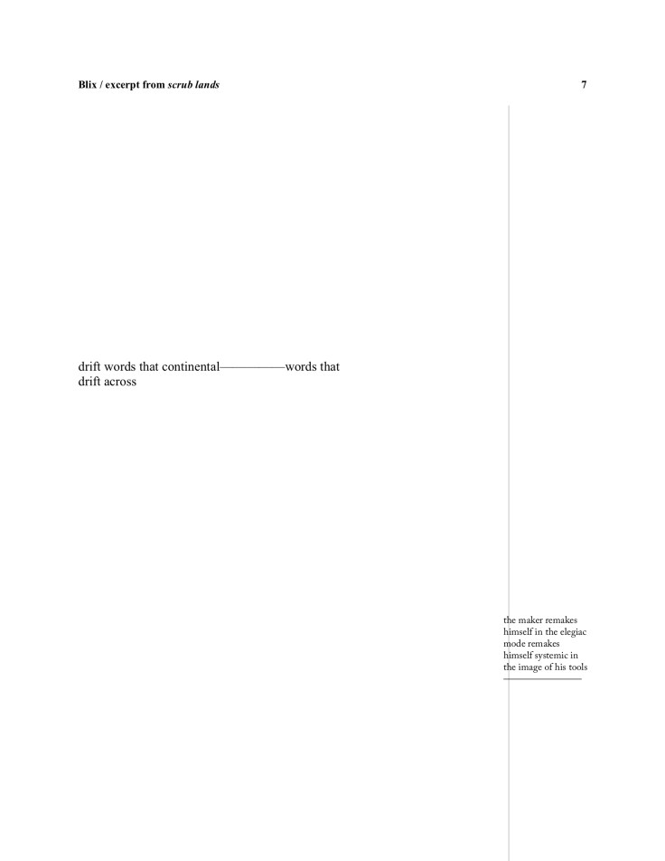 BHP-fragments from scrub lands 7